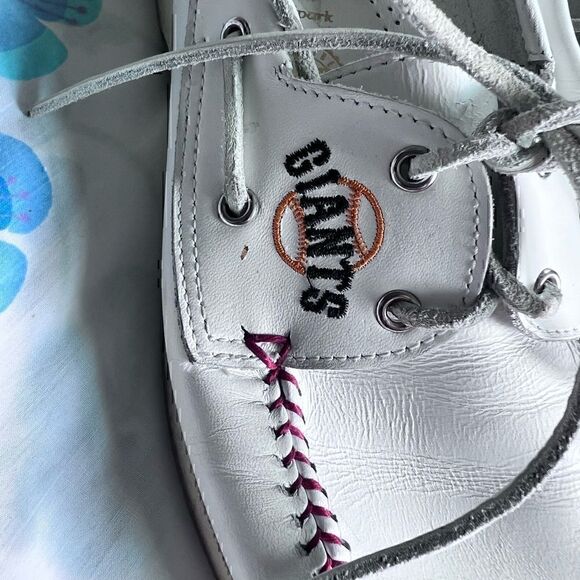 Allen Edmonds Fastball Baseball Loafers Dock Shoes SF GIANTS - Picture 2 of 11